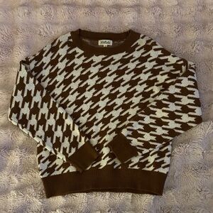 houndstooth sweater